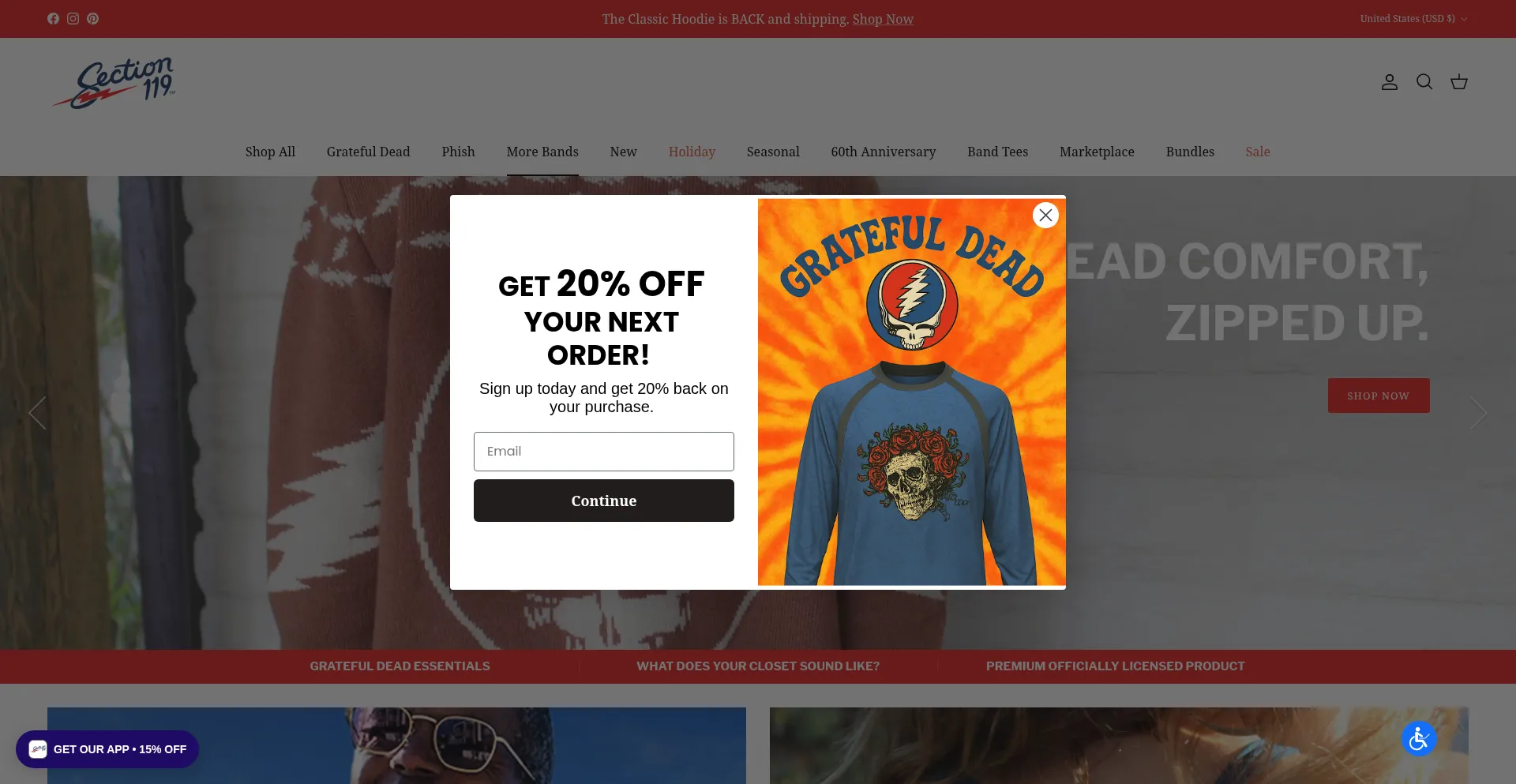 Section119.com Screenshot