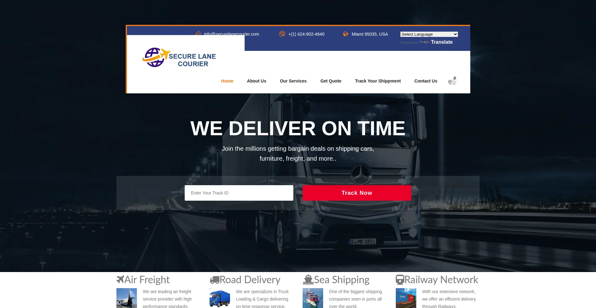 Securelanecourier.com