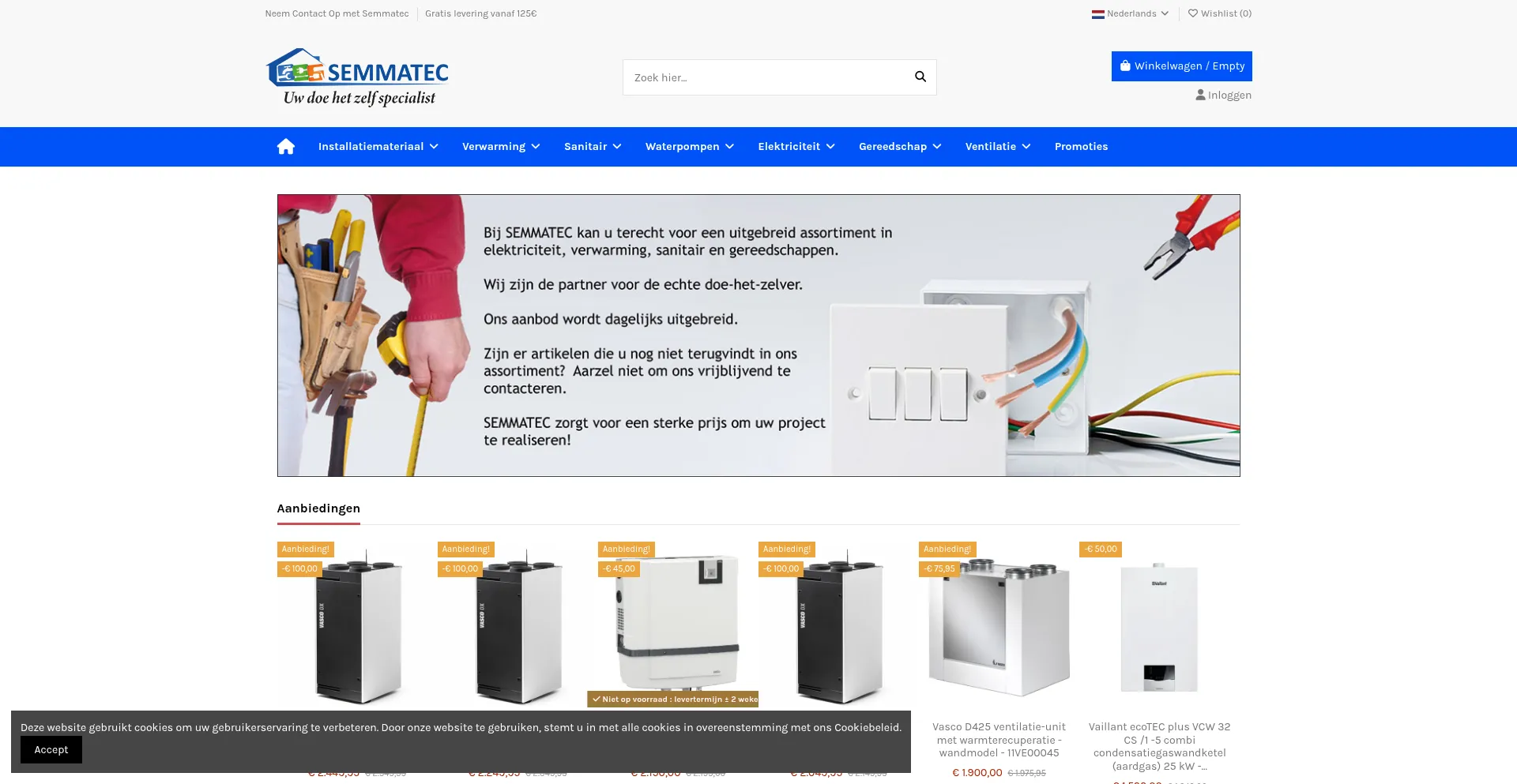 Semmatec.be Screenshot