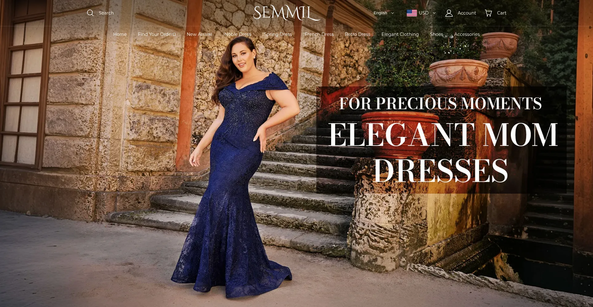Website screenshot of Semmil.com