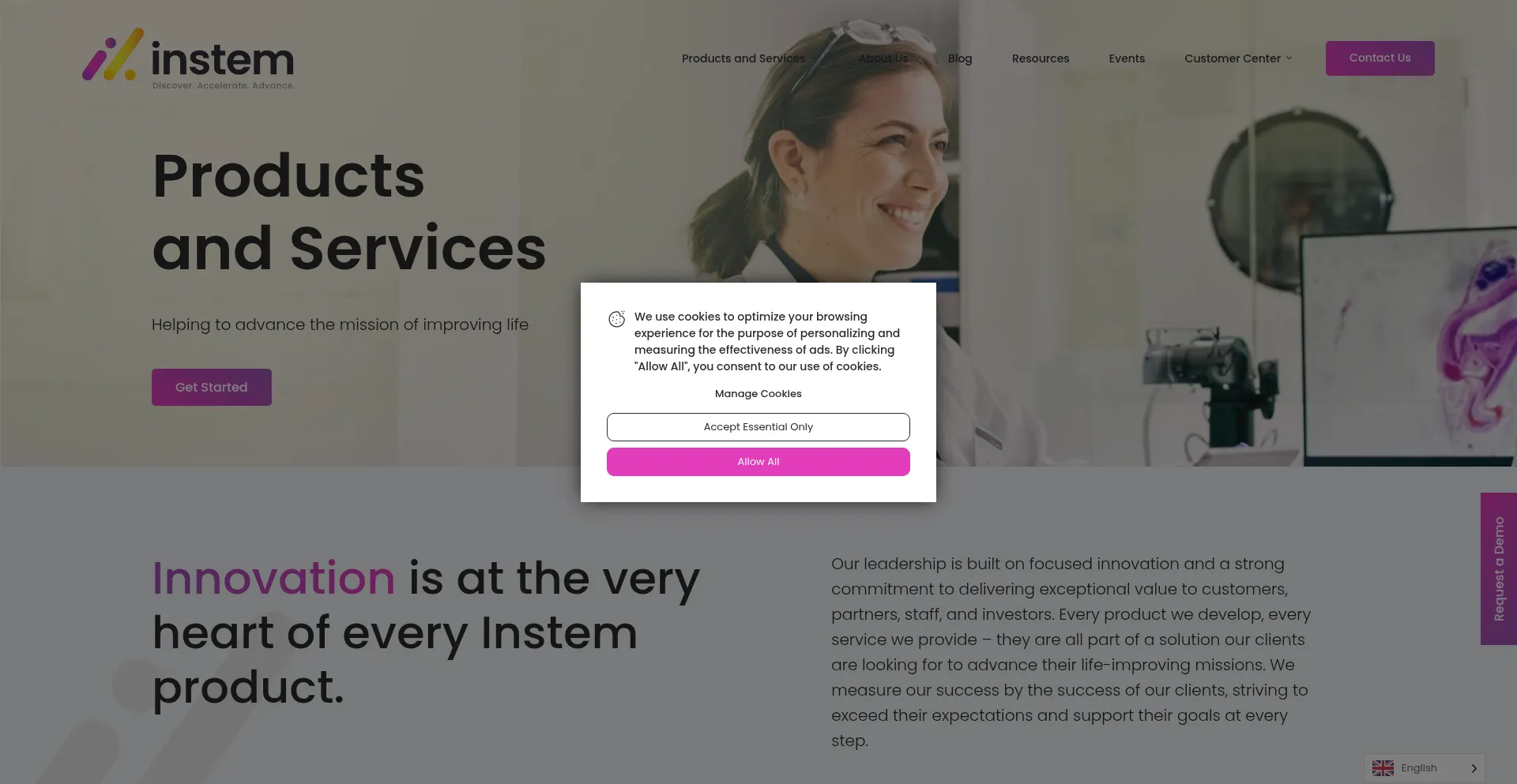 Website screenshot of Sendexpress.com