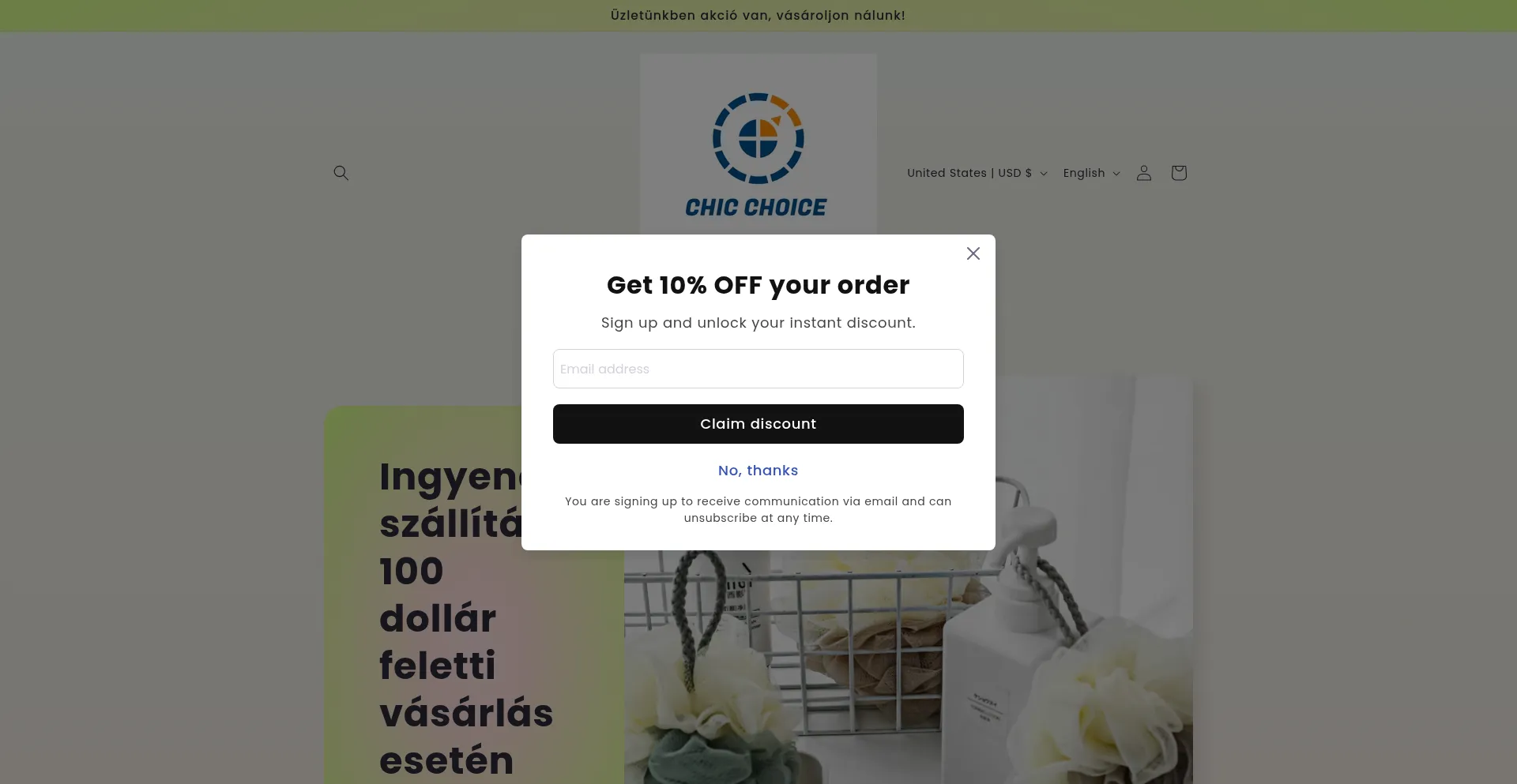 Website screenshot of Sensorybloomkids.shop