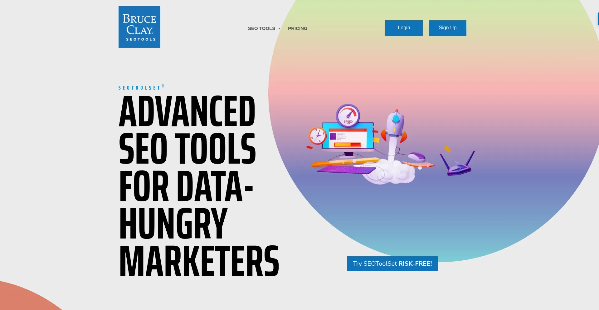Website screenshot of Seotoolset.com