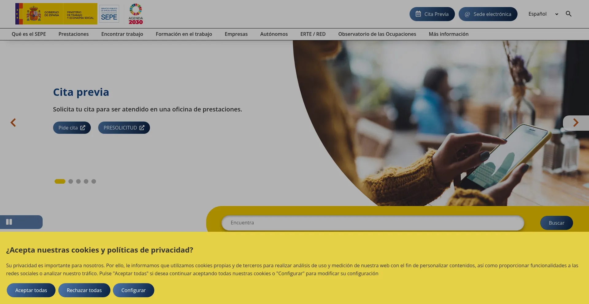 Sepe.es Screenshot