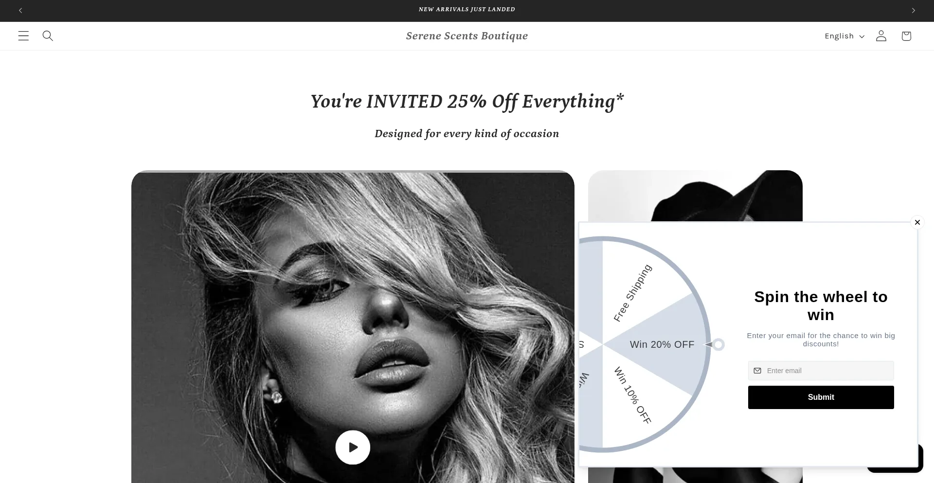 Serenescentsshop.com Screenshot