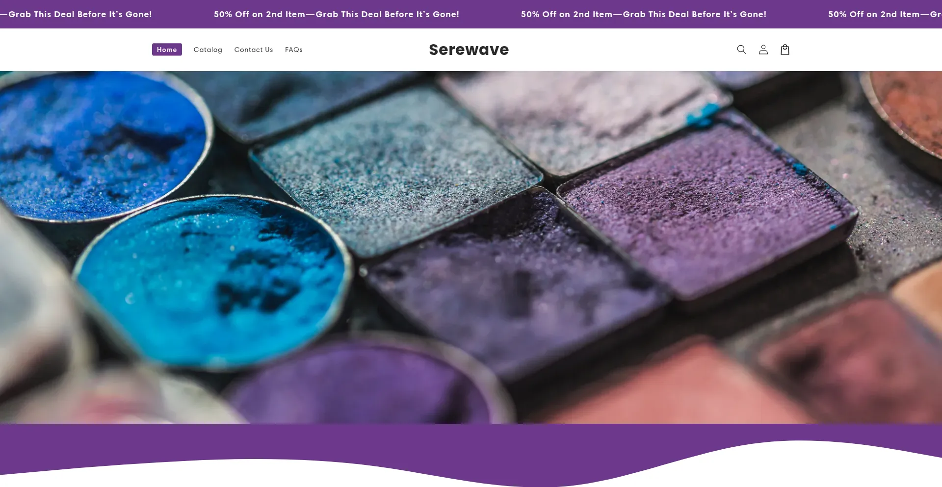 Website screenshot of Serewave.com