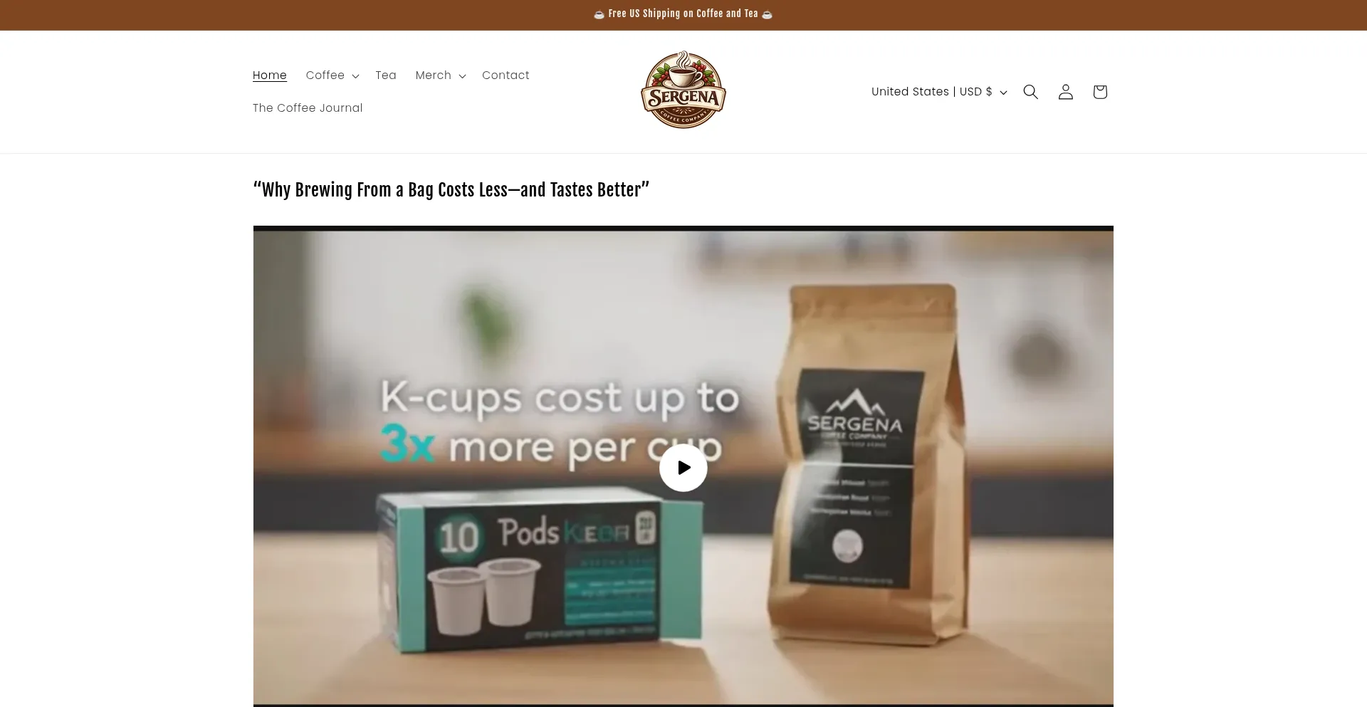 Sergenacoffeecompany.com