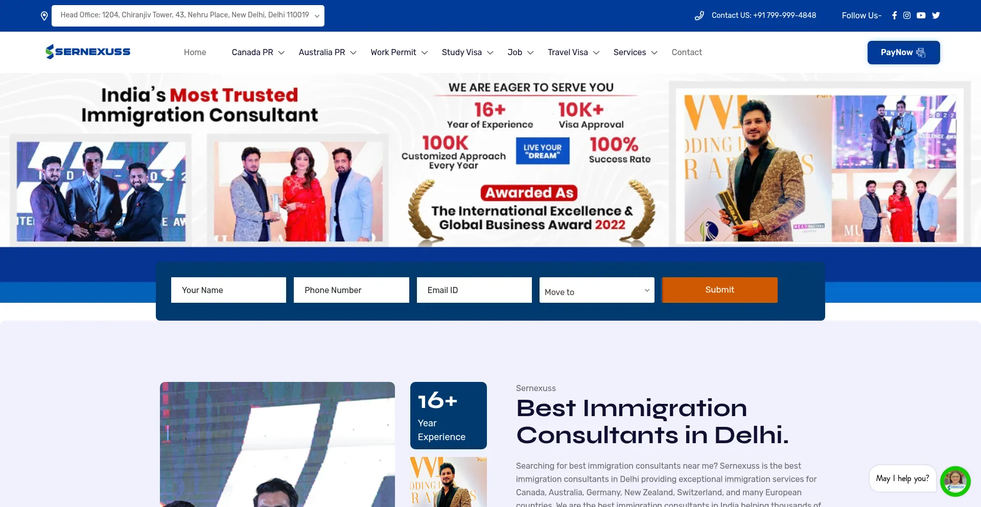 Sernexuss.com Screenshot