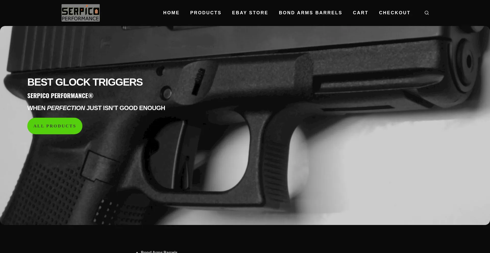 Serpicoperformance.com Screenshot