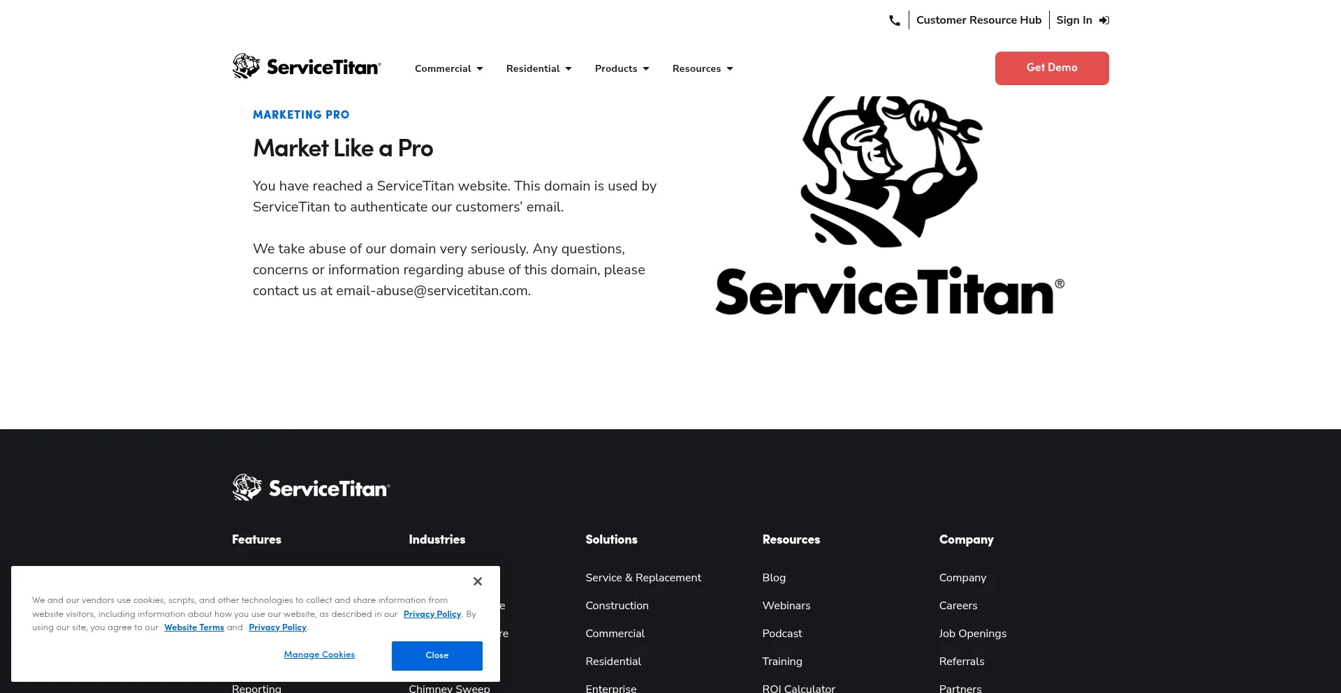 Is Servicetitanmail.io Safe?