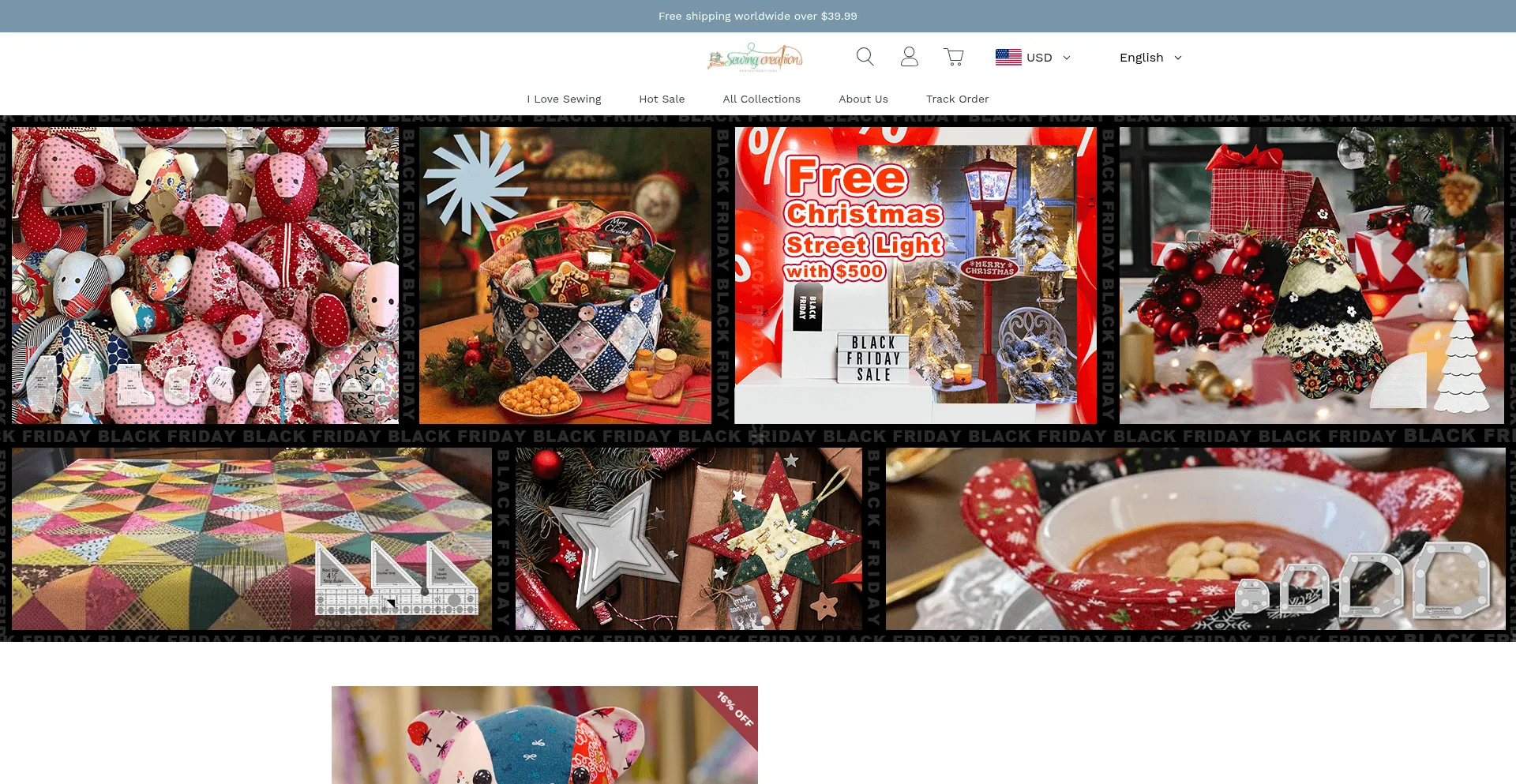 Website screenshot of Sewingcreatiions.com