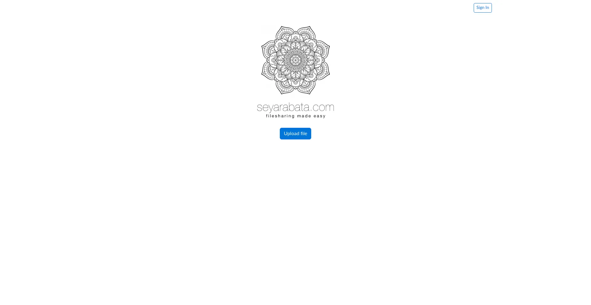 Website screenshot of Seyarabata.com