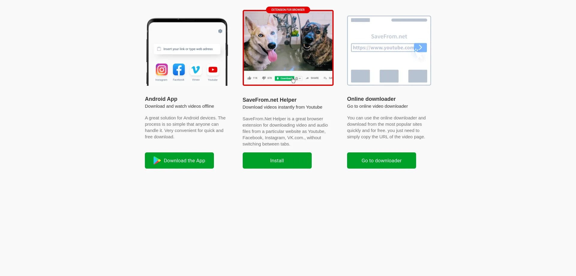 Website screenshot of Sf-helper.net