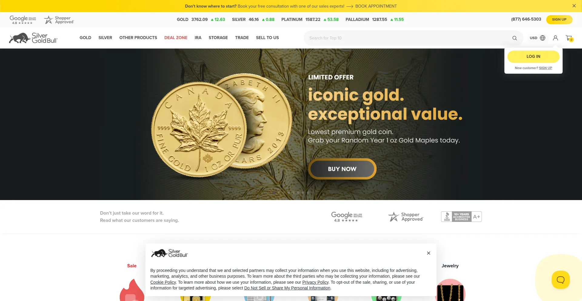 Sgb.co Screenshot