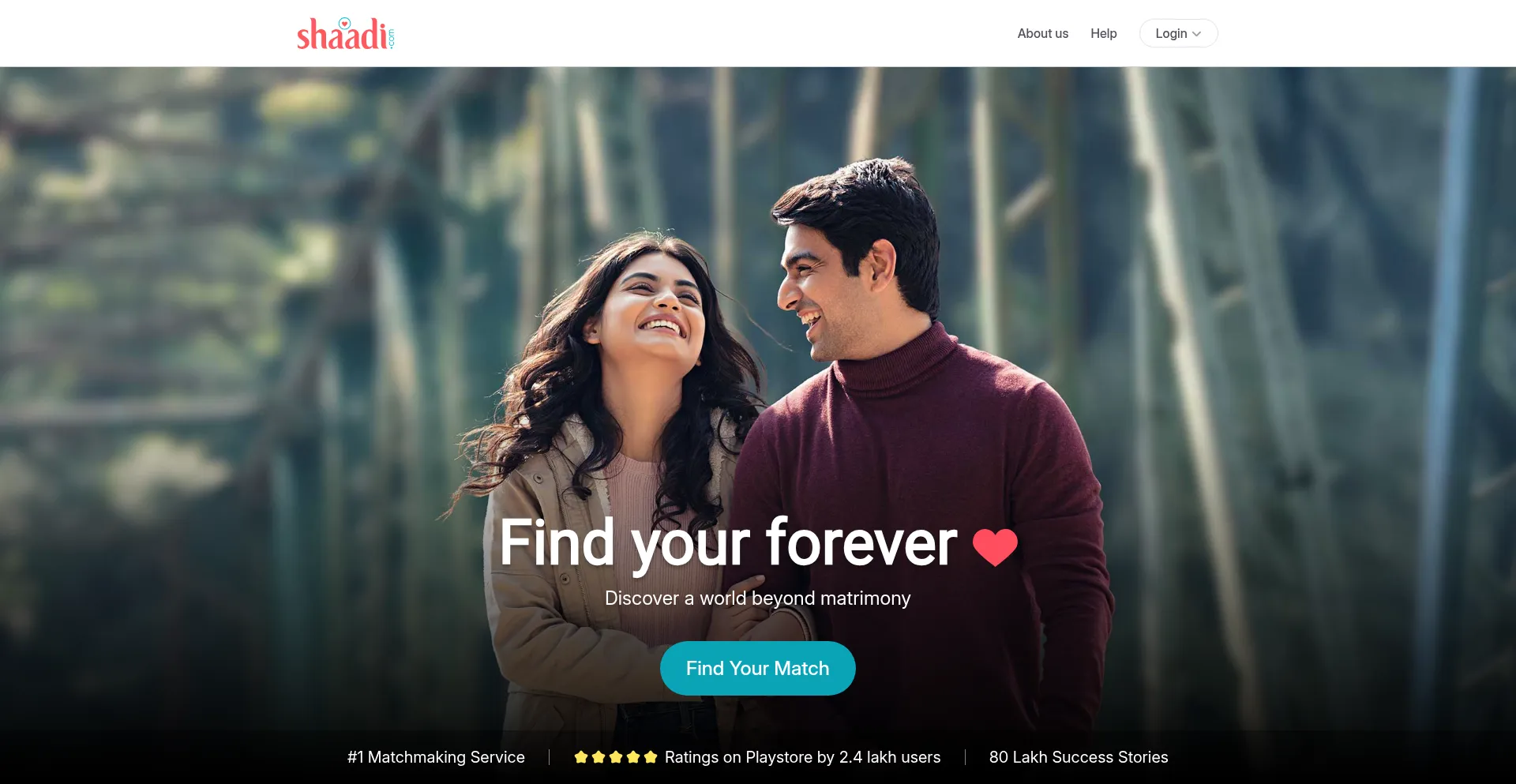 Shaadi.com Screenshot