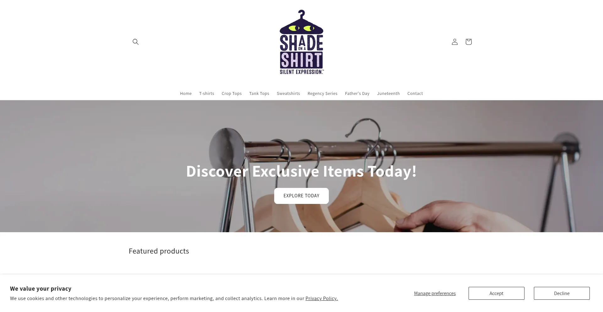 Shadeonashirtllc.com Screenshot