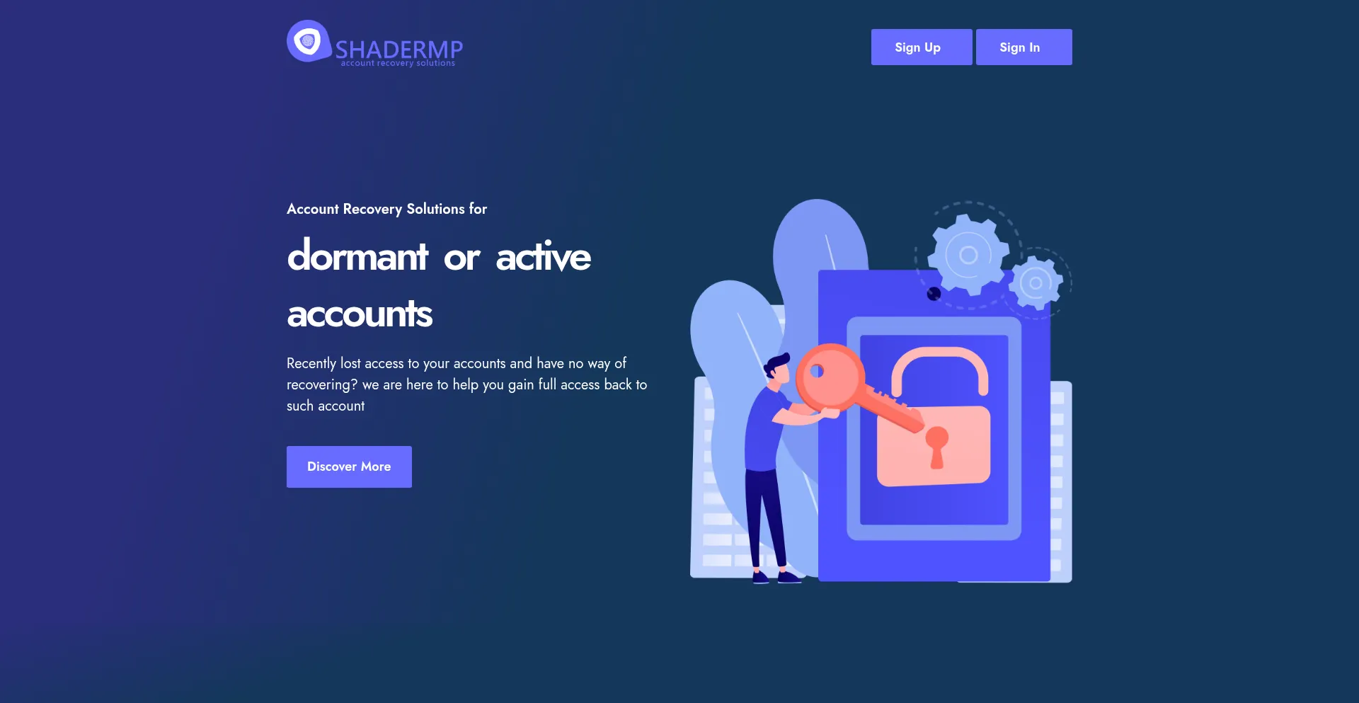 Website screenshot of Shadermpro.com