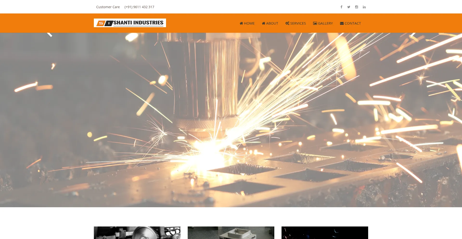 Shantiindustriesbelgaum.com Screenshot