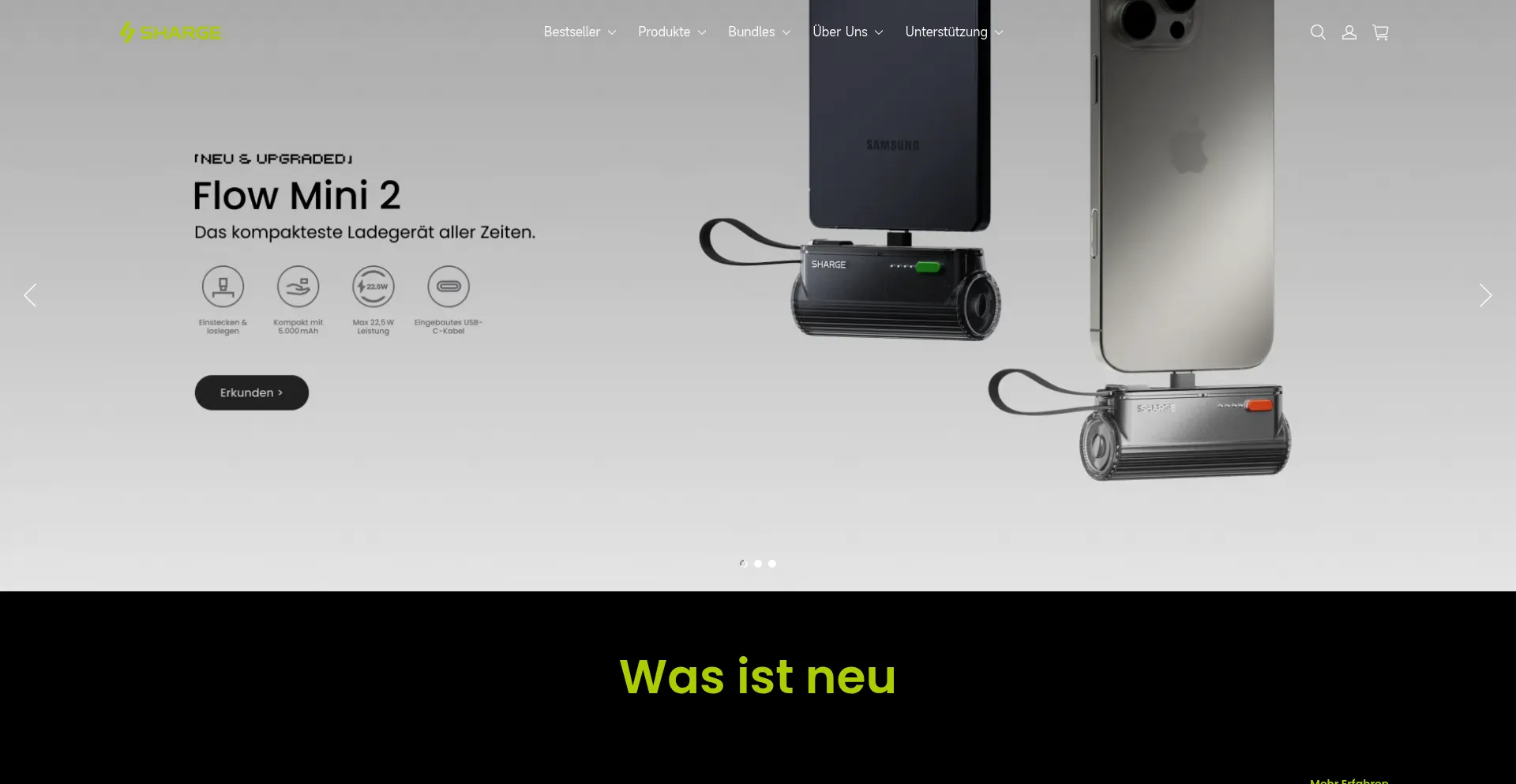 Sharge.de Screenshot