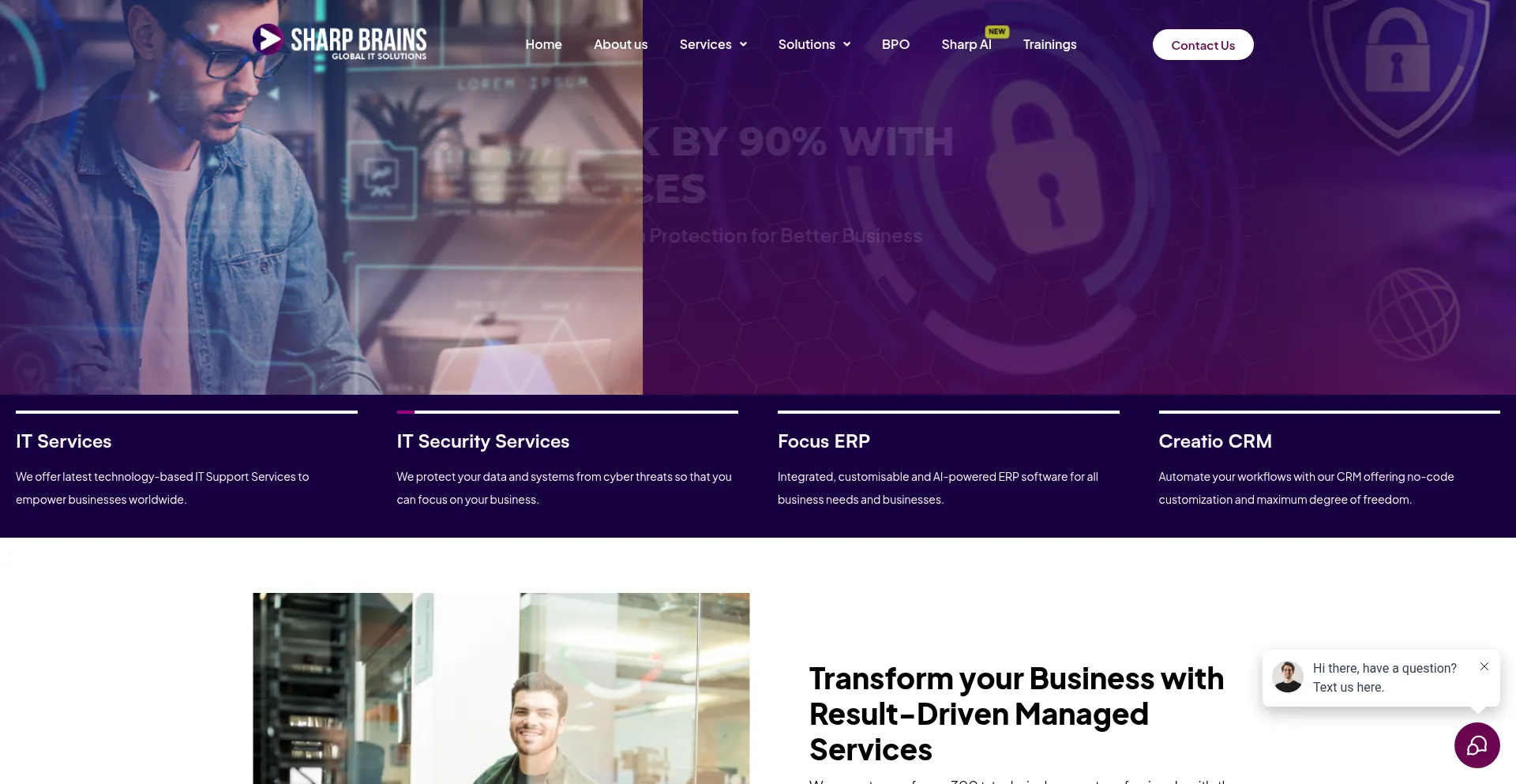 Website screenshot of Sharpbrains.co.uk