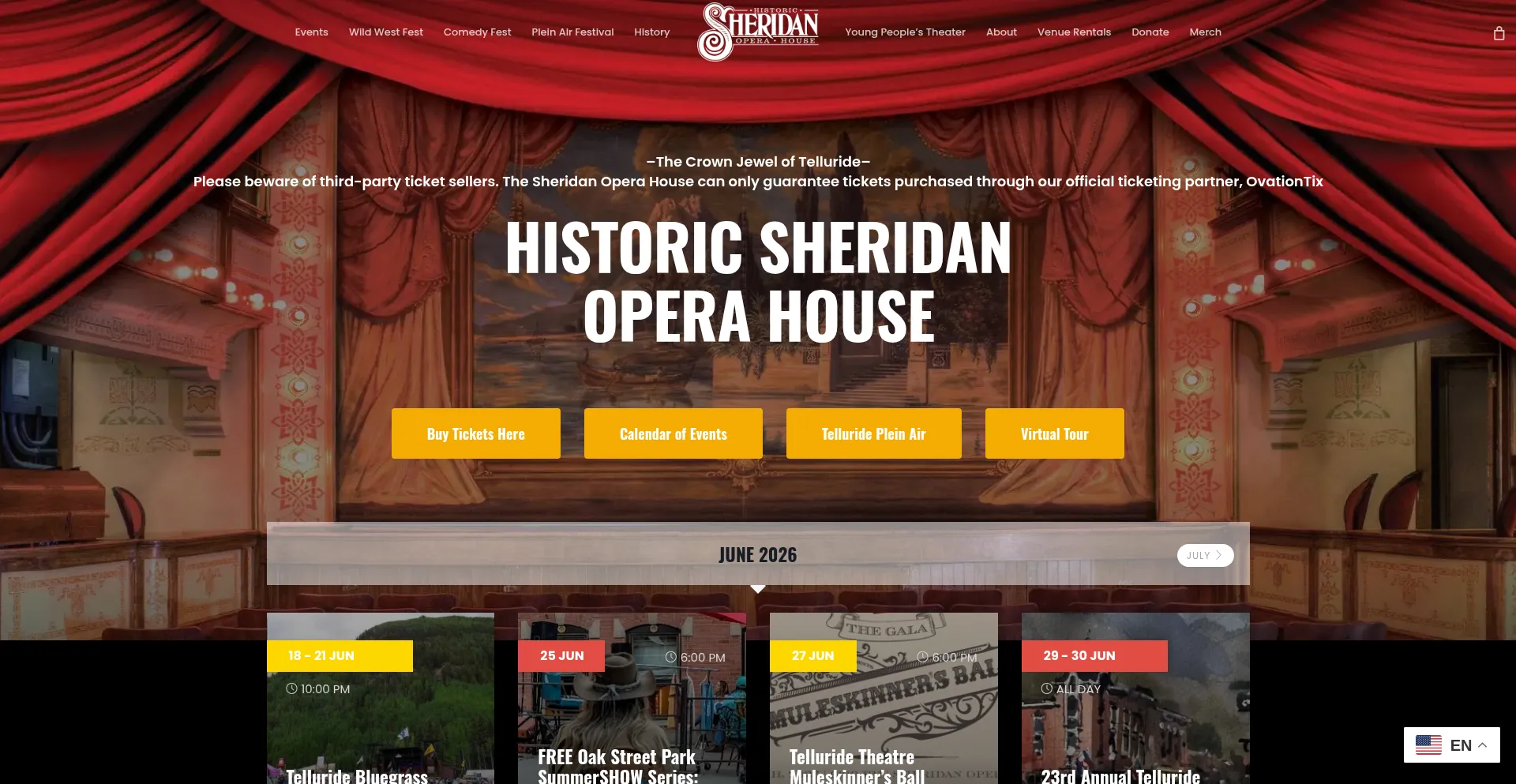 Sheridanoperahouse.com