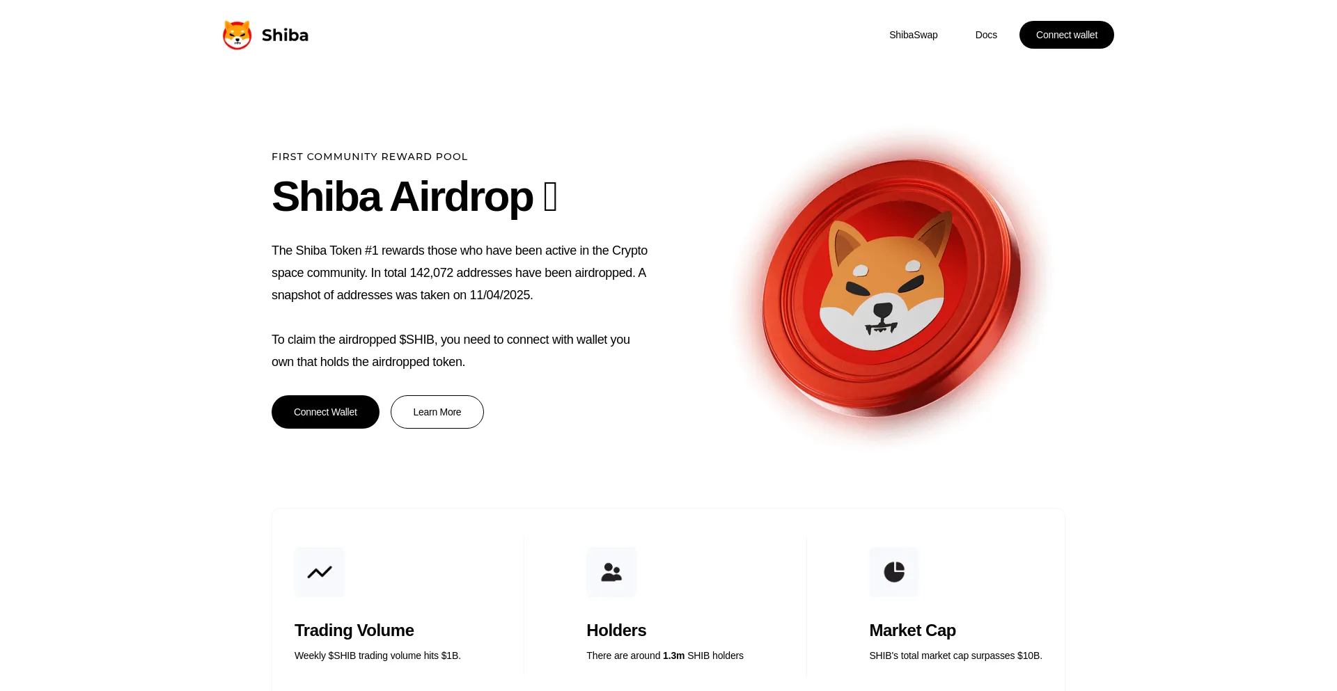 Website screenshot of Shibar.vip