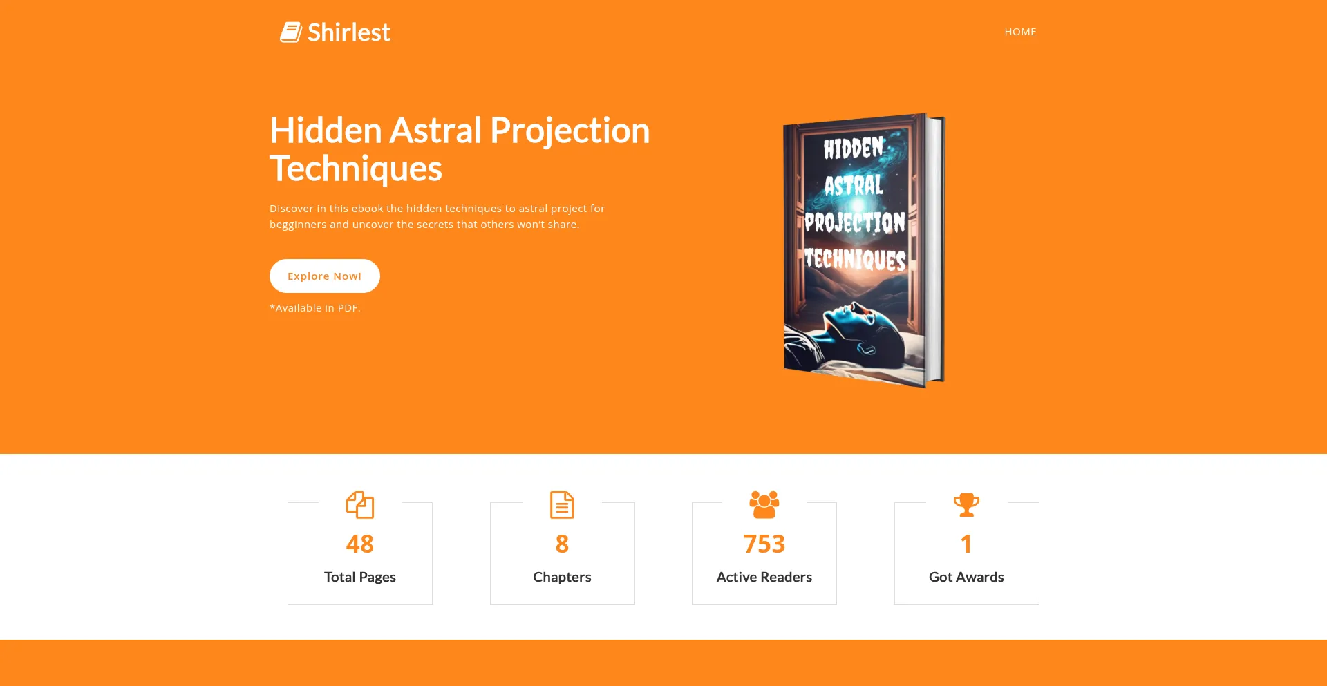Website screenshot of Shirlest.com