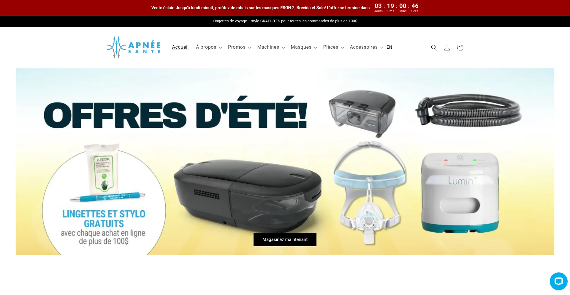 Shop.apneesante.com