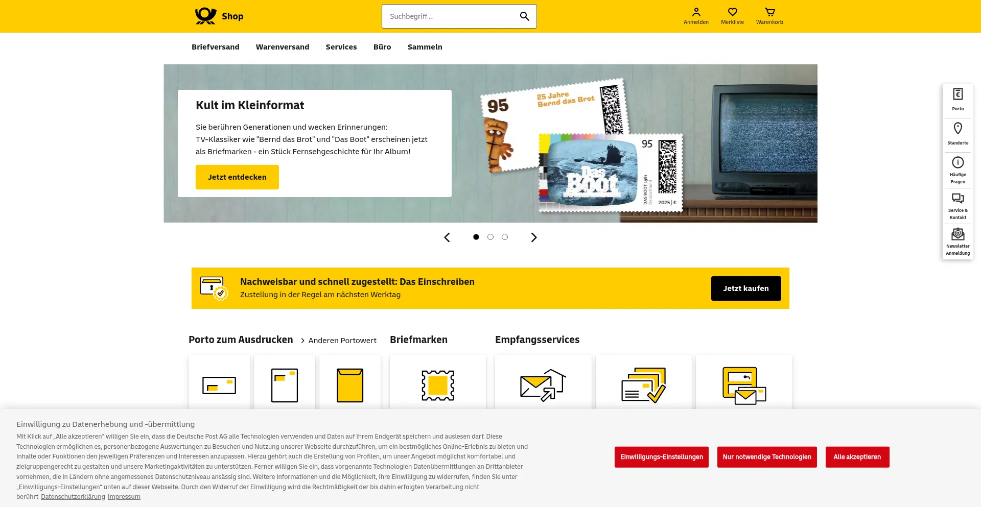 Is Shop.deutschepost.de Safe?