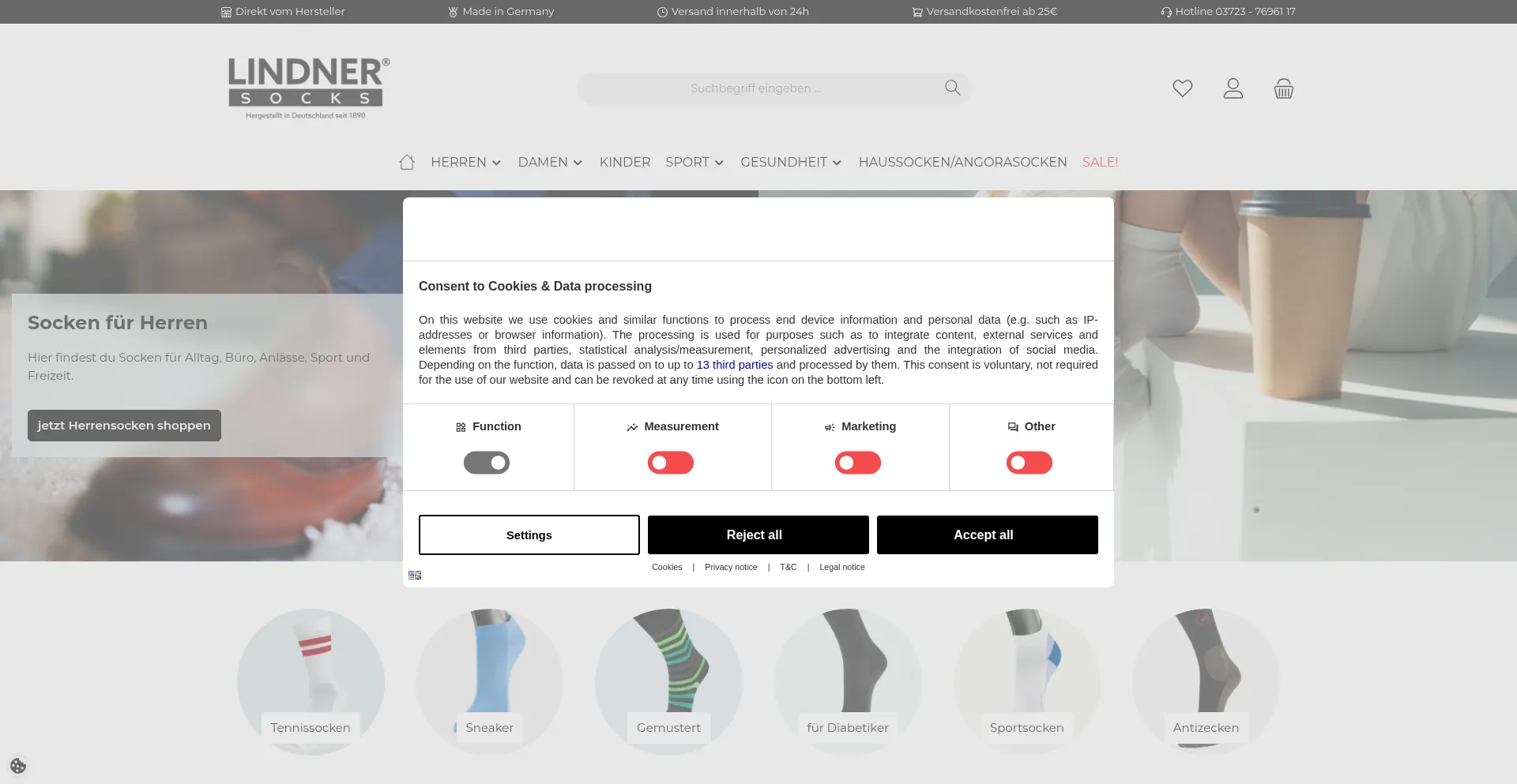 Shop.lindner-socks.com