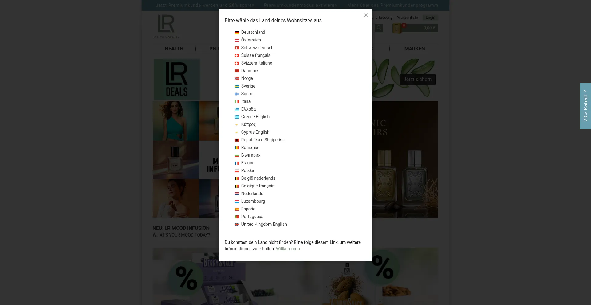 Shop.lrworld.com Screenshot