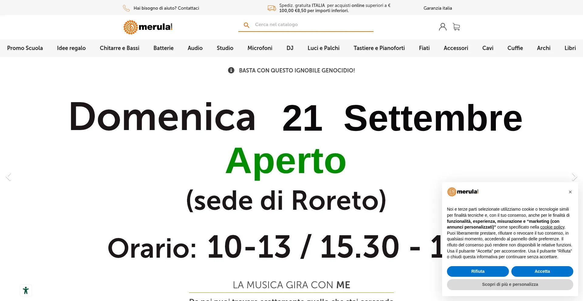 Shop.merula.com Screenshot