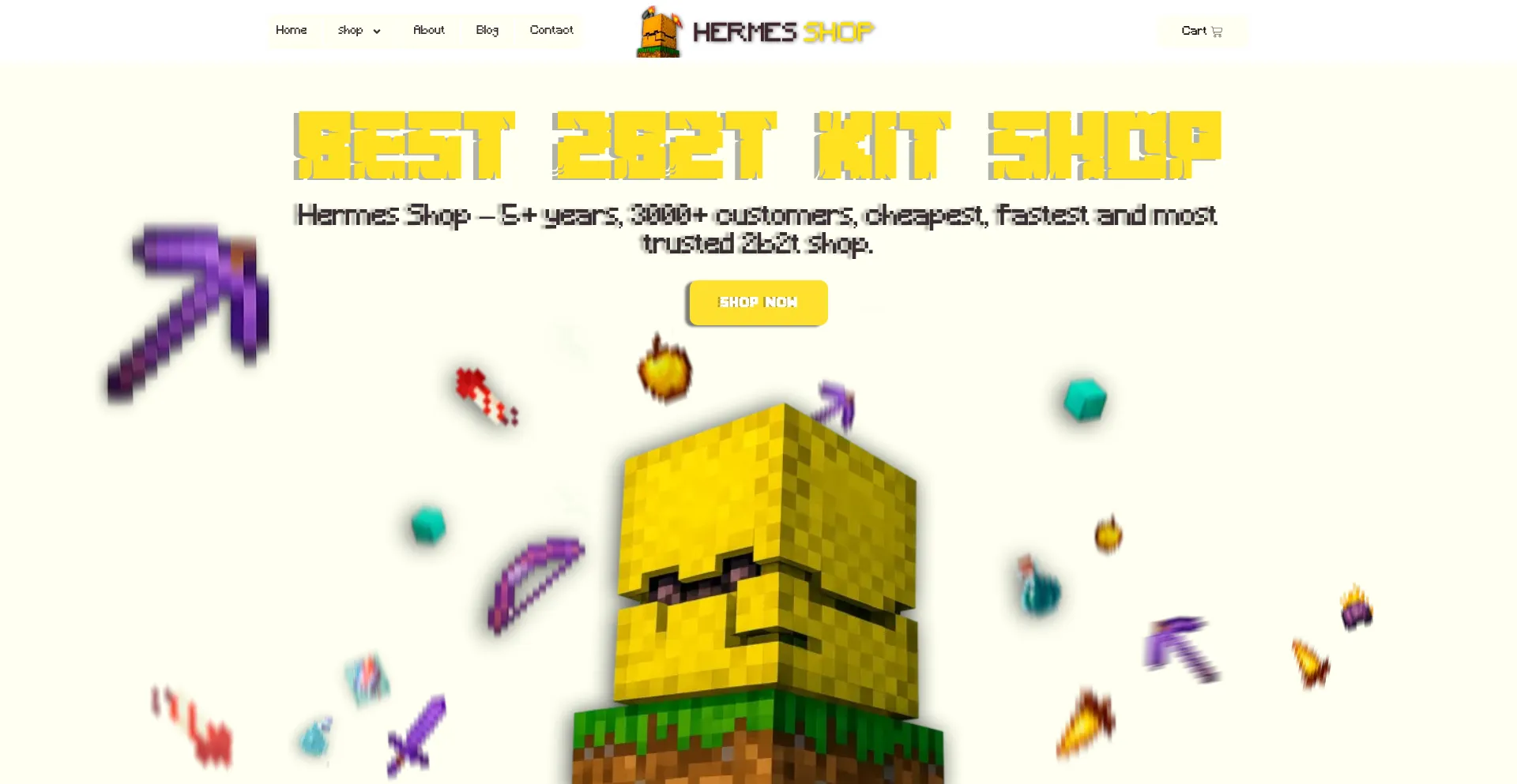 Shop2b2t.com Screenshot