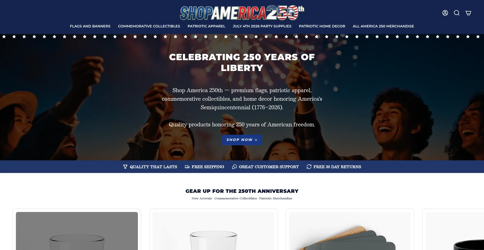 Shopamerica250th.com