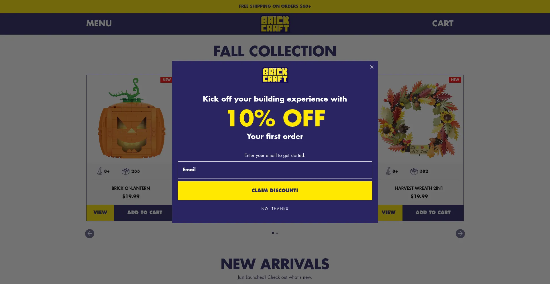Shopbrickcraft.com Screenshot