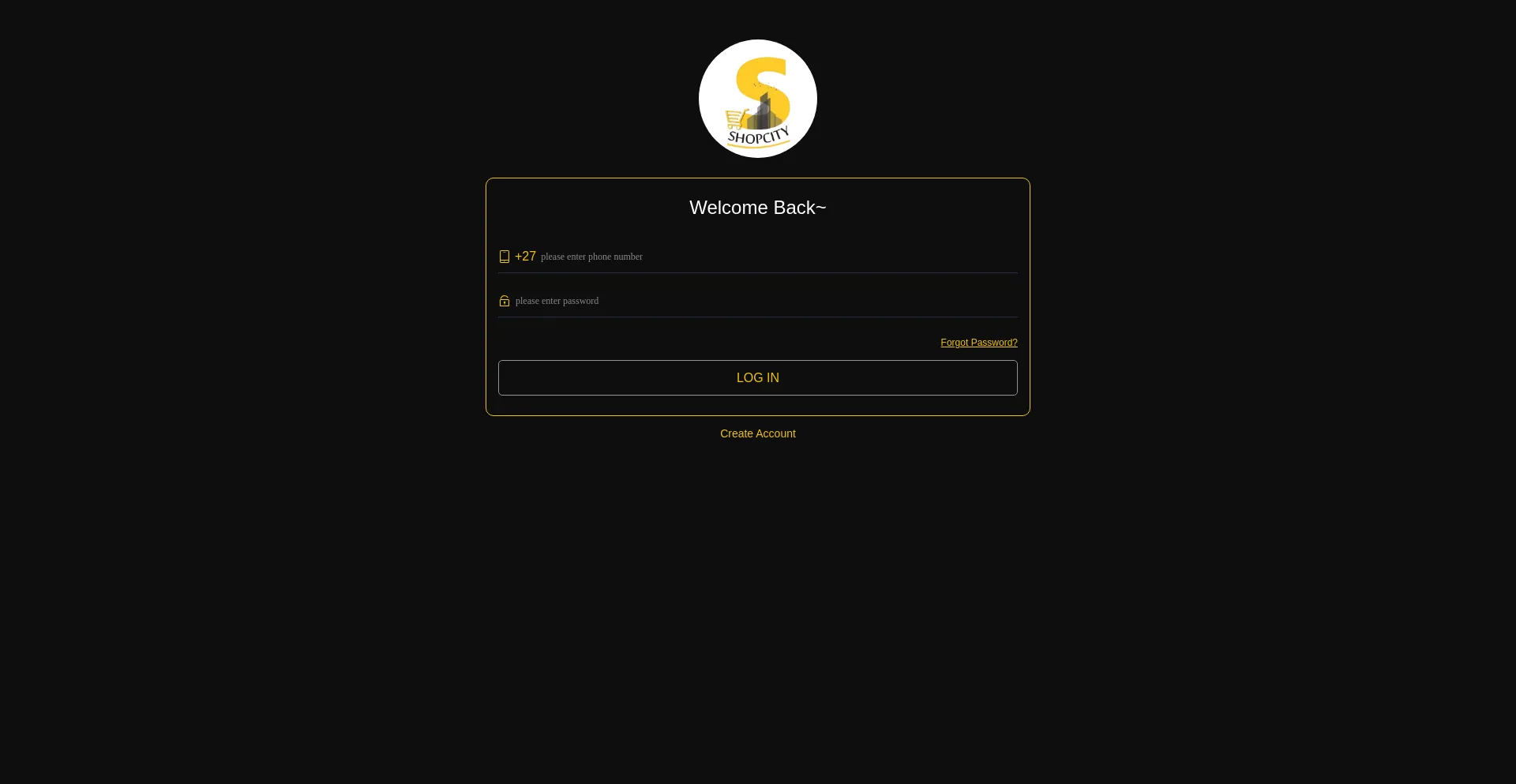 Website screenshot of Shopcityshop.shop