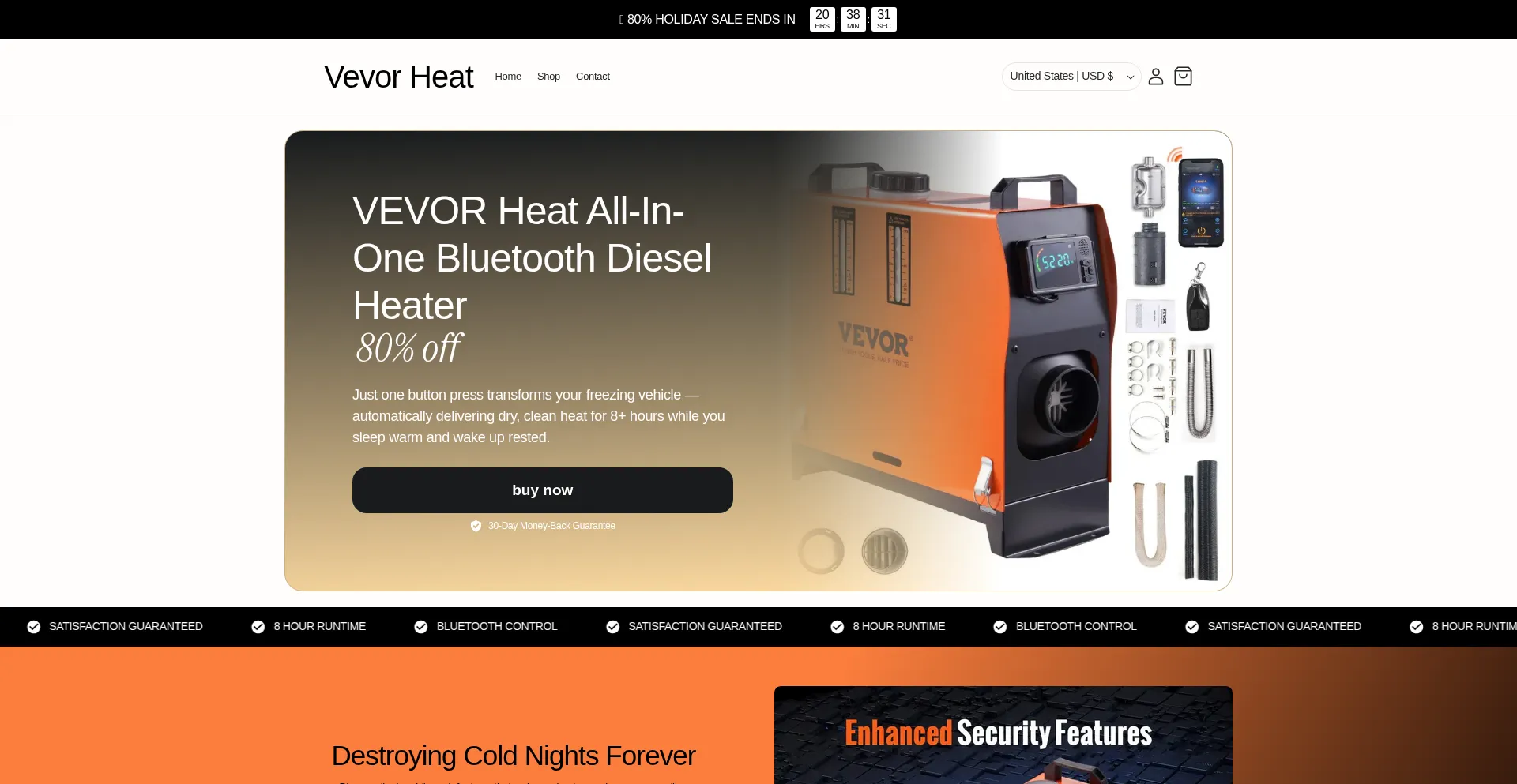 Shopheatersvevor.com