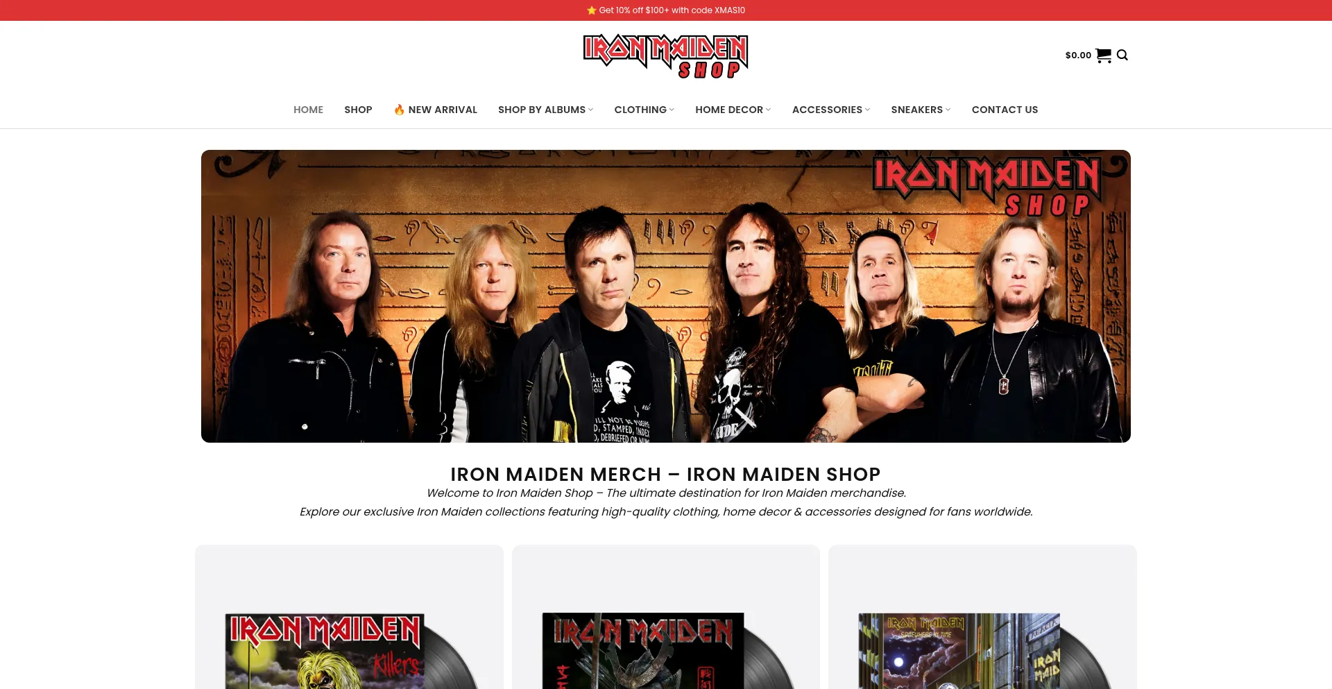 Shopironmaiden.com