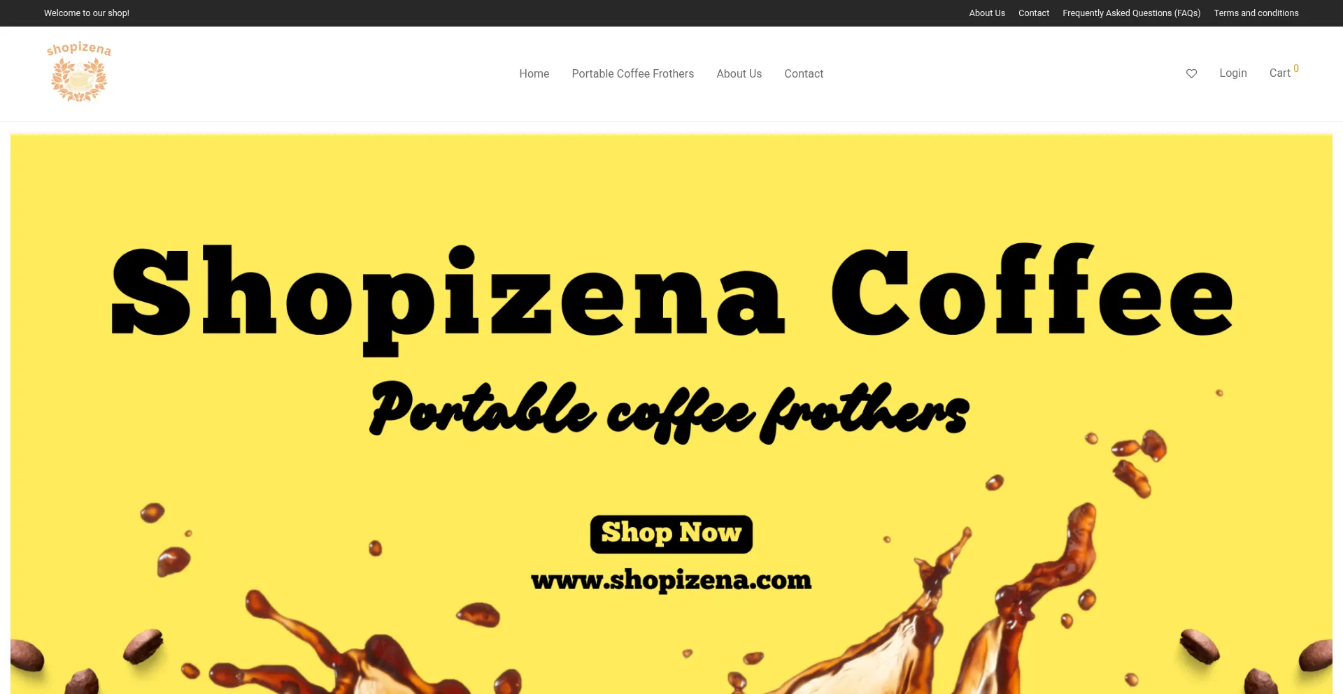 Shopizena.com Screenshot