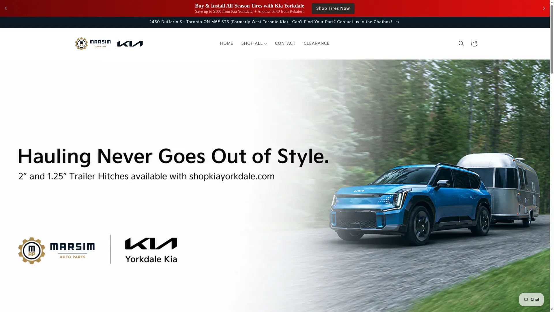 Shopkiayorkdale.com