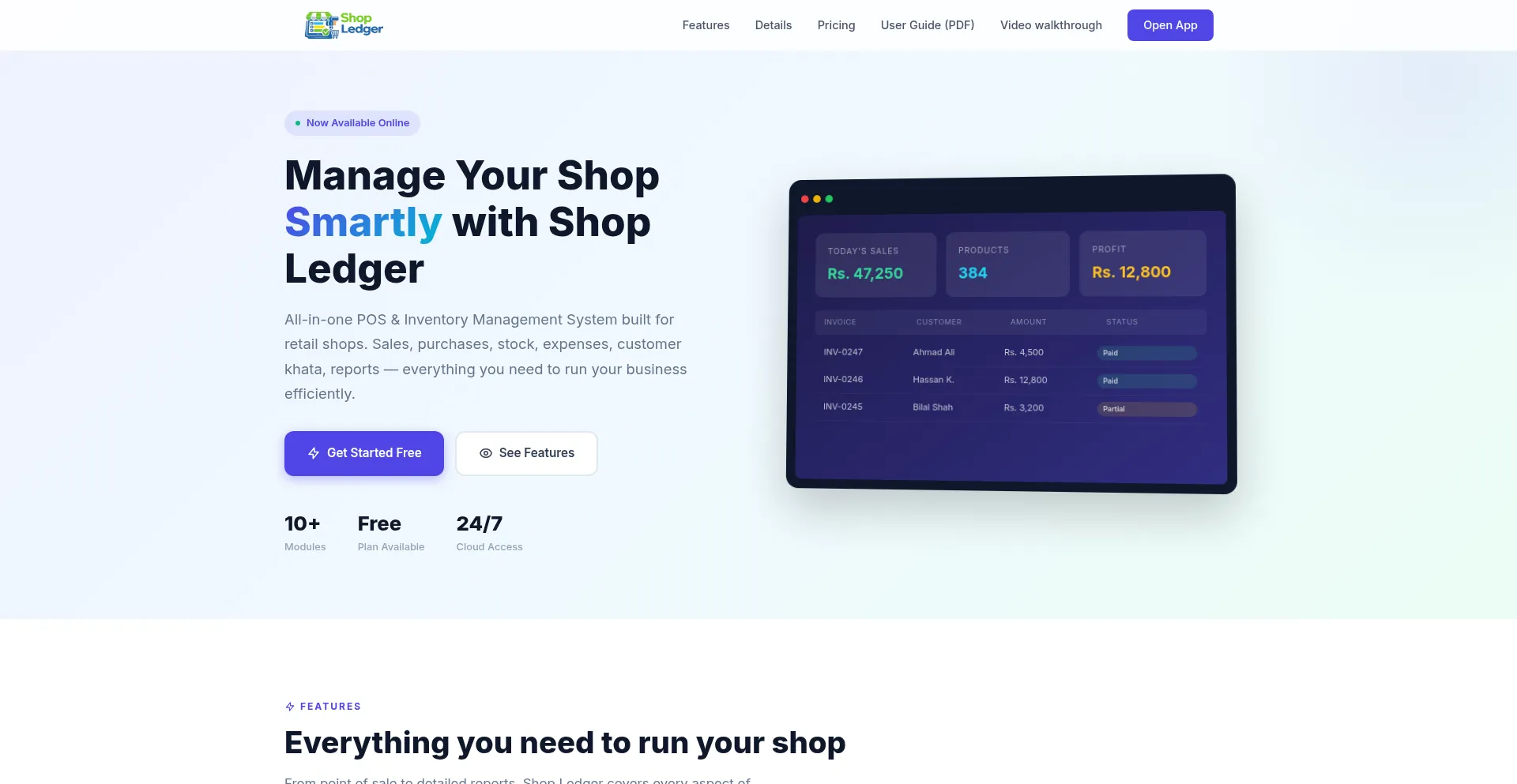 Shopledgerapp.com