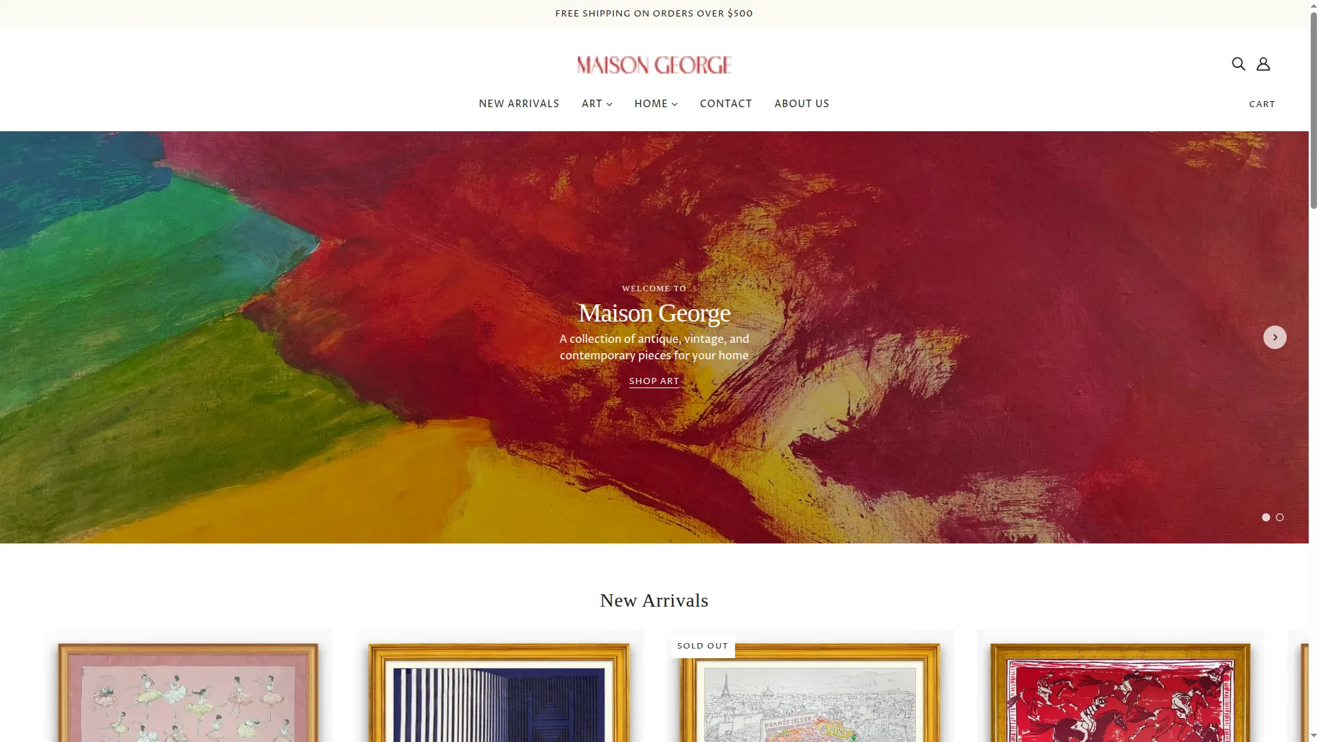 Shopmaisongeorge.com