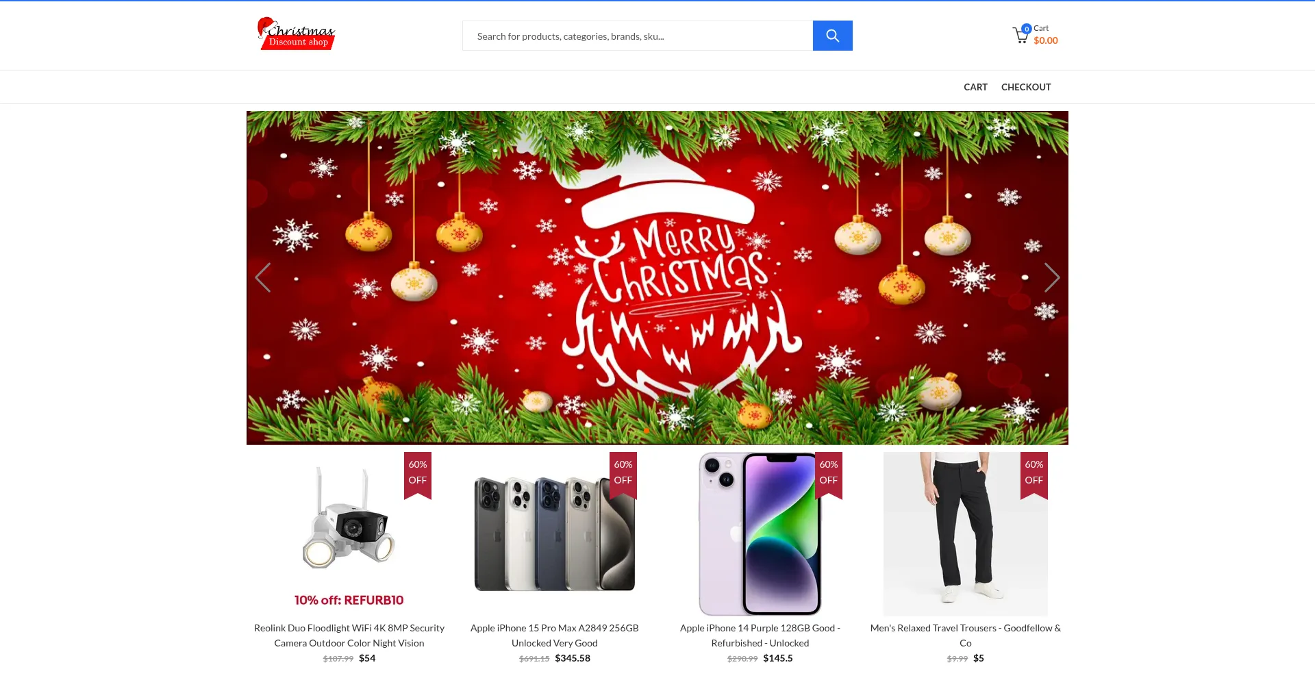 Website screenshot of Shoppingmore.ru