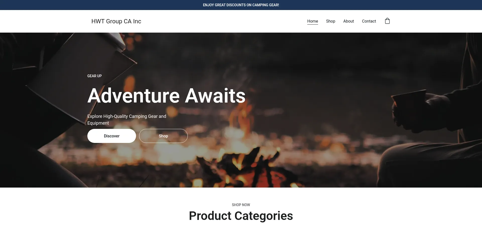 Website screenshot of Shopstoreglobalonline.com