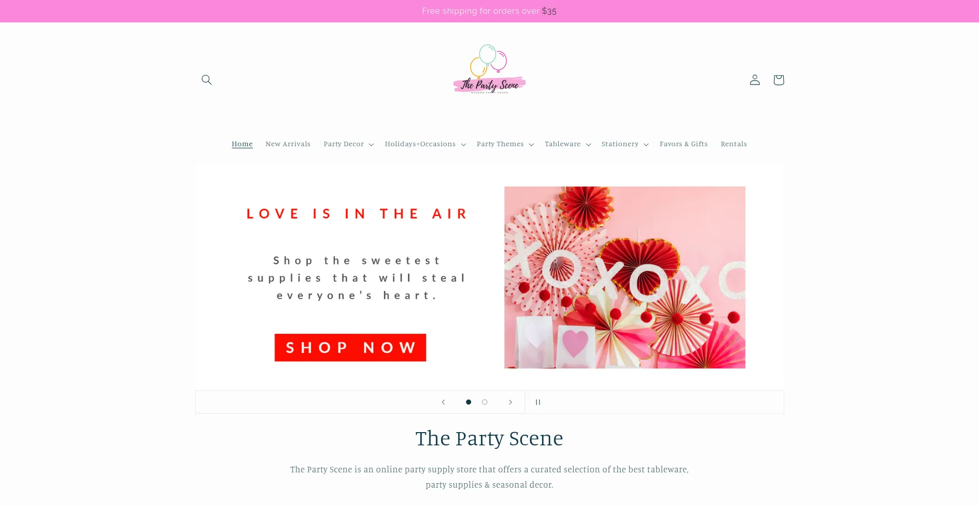 Shopthepartyscene.com