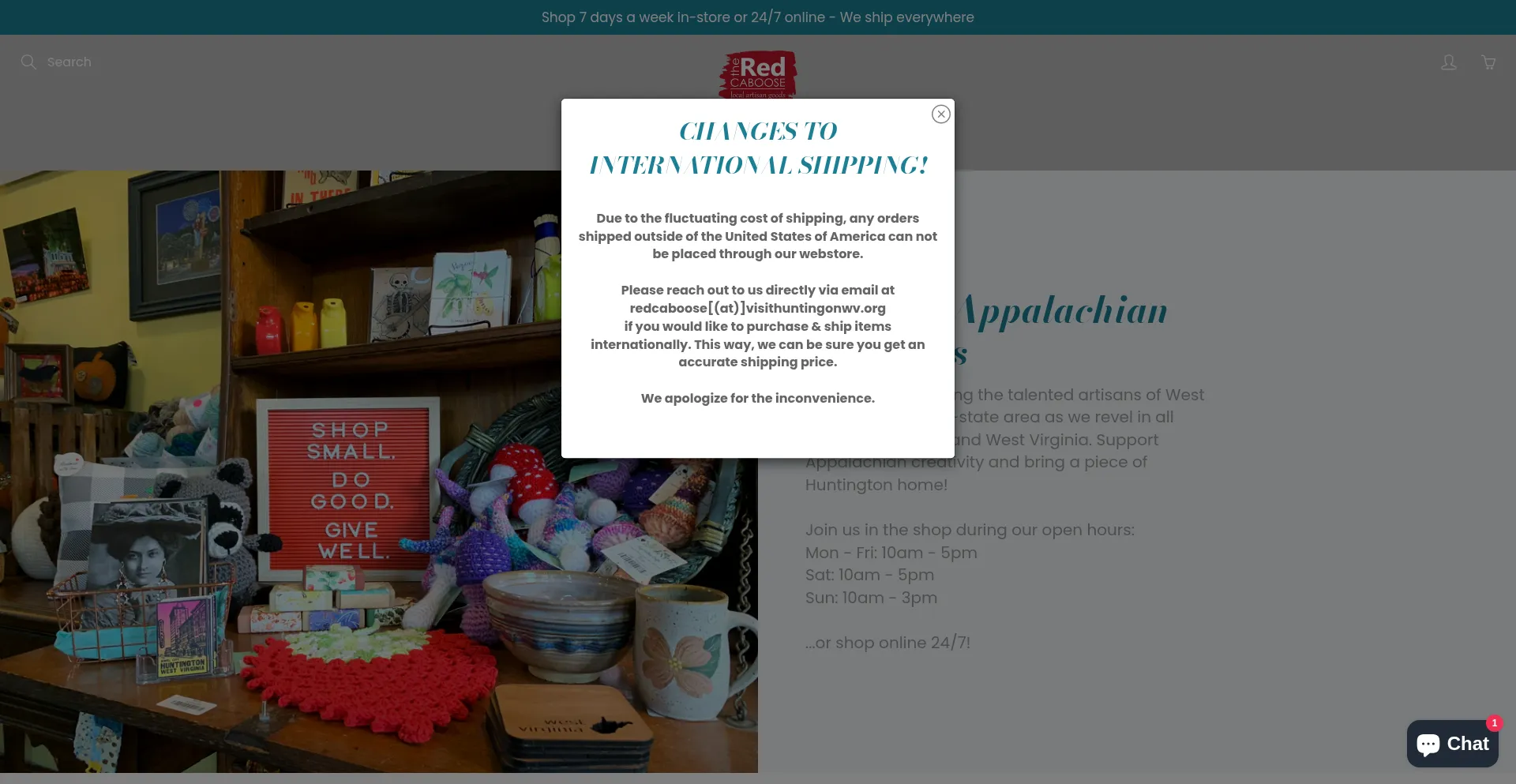 Shoptheredcaboosewv.com