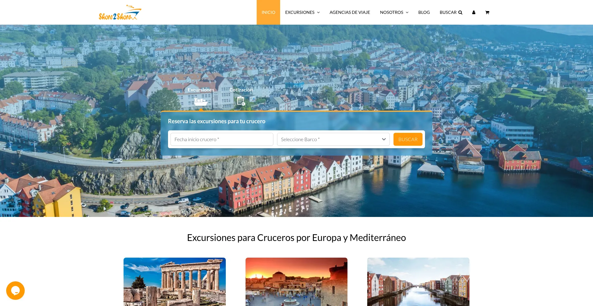 Shore2shore.es Screenshot