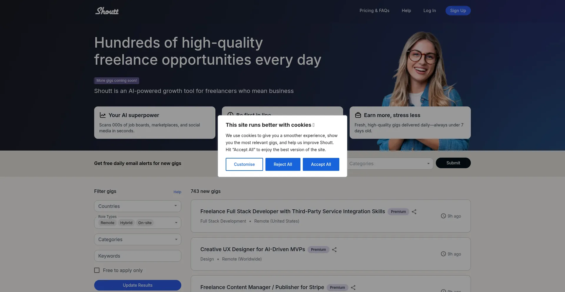 Shoutt.co Screenshot
