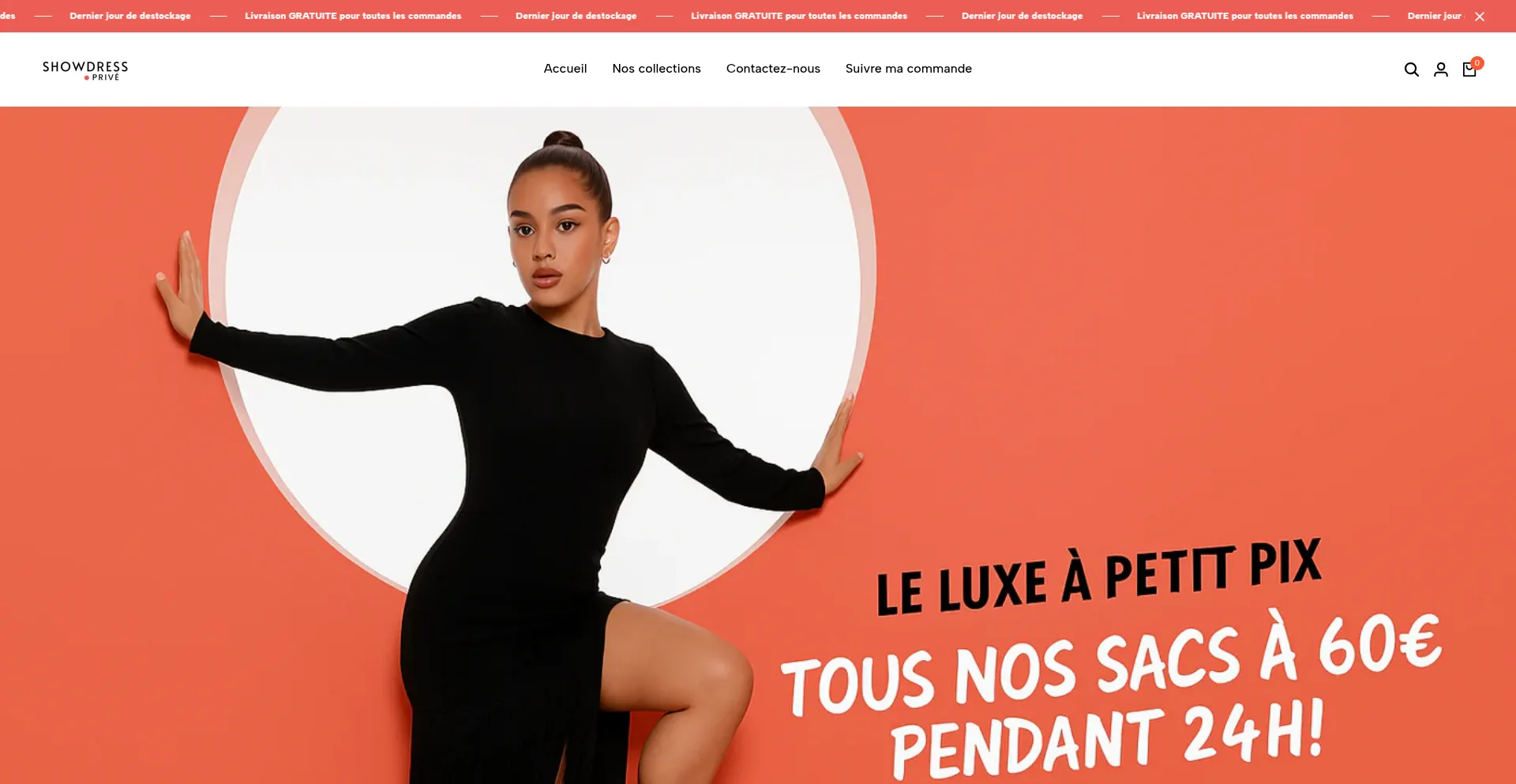 Website screenshot of Showdresspv.com