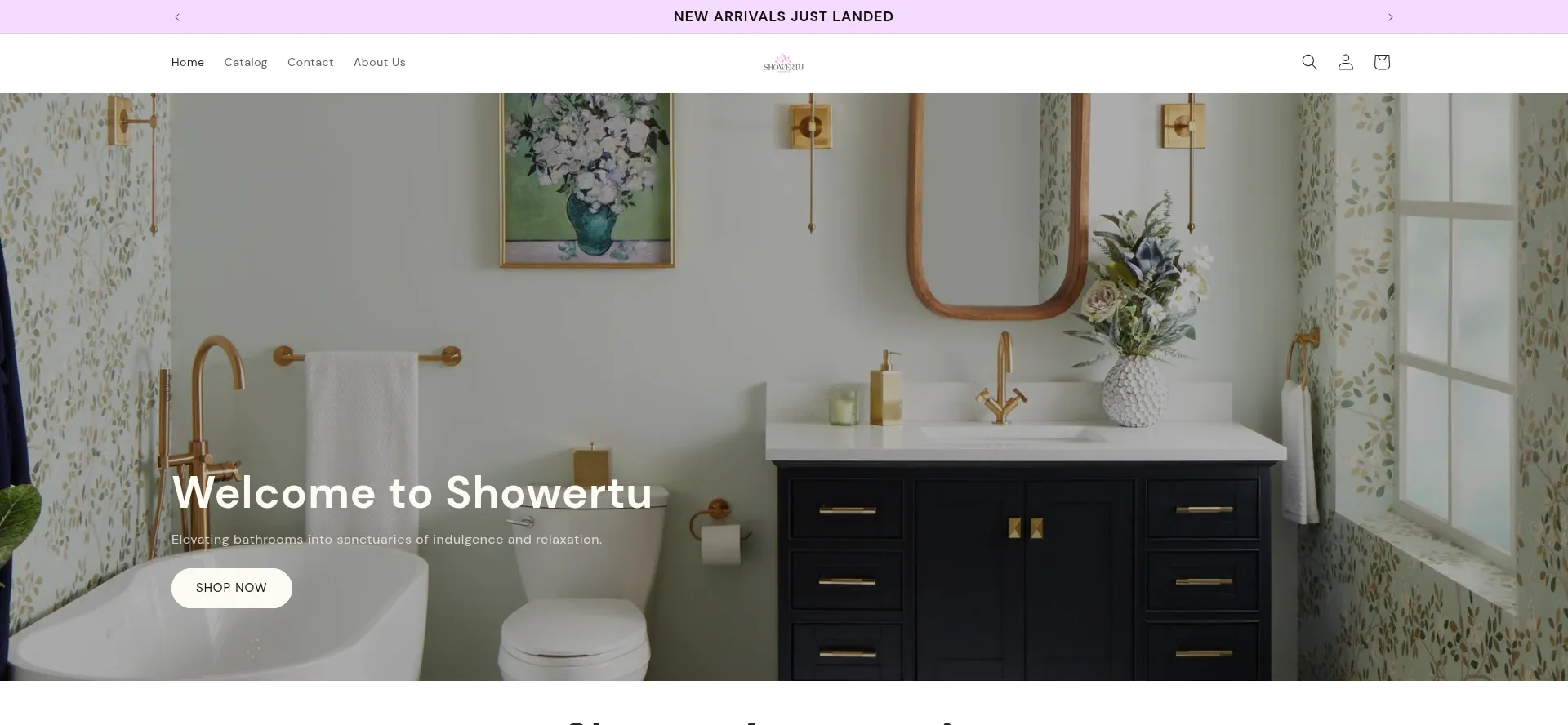 Website screenshot of Showertu.com